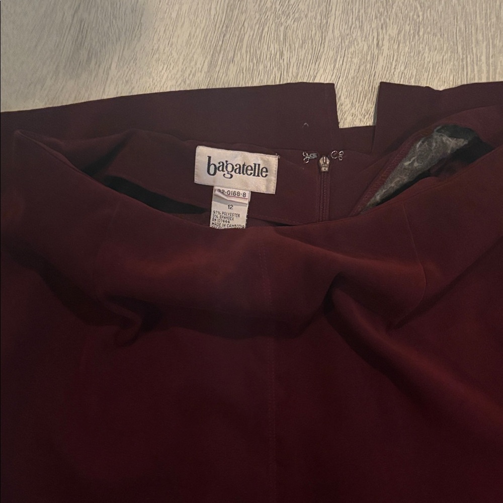 Bagatelle Deep Red Skirt